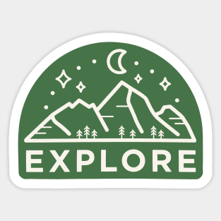 Explore Sticker